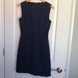 Navy and black Tahari dress